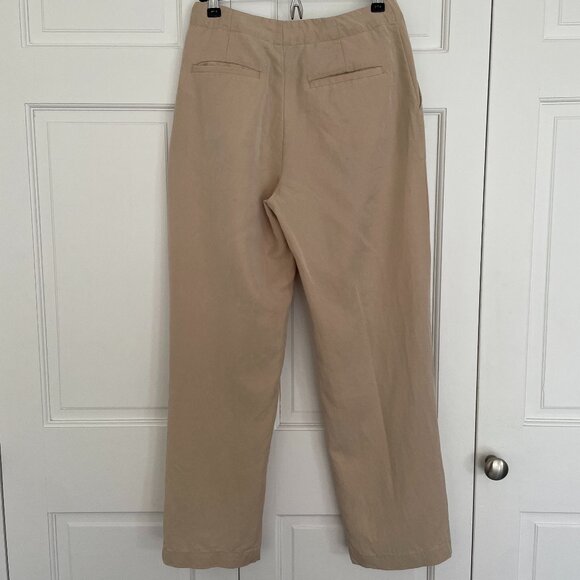 Gap SoftSuit Trousers in Tencel | Khaki/Tan | Size 4 Regular - Picture 6 of 6